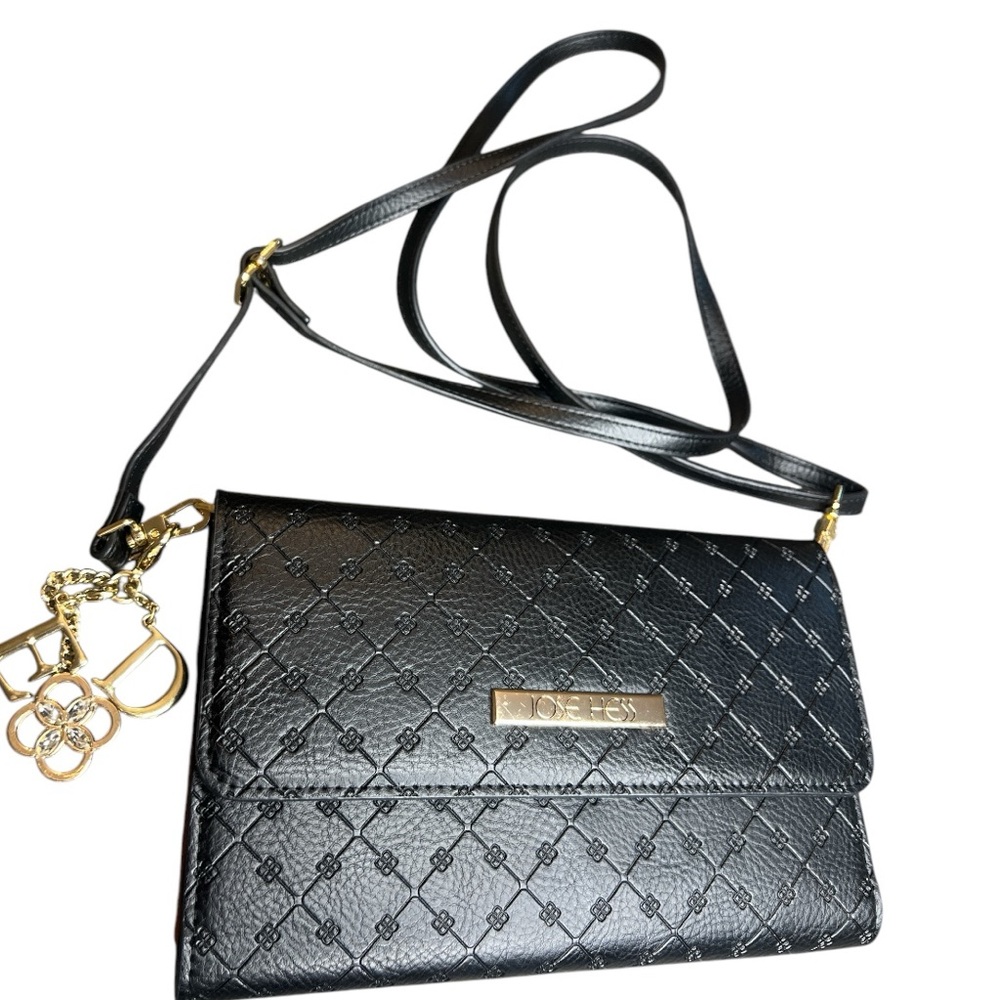 Jose Hess Black Wristlet with Gold Accents - Picture 13 of 13